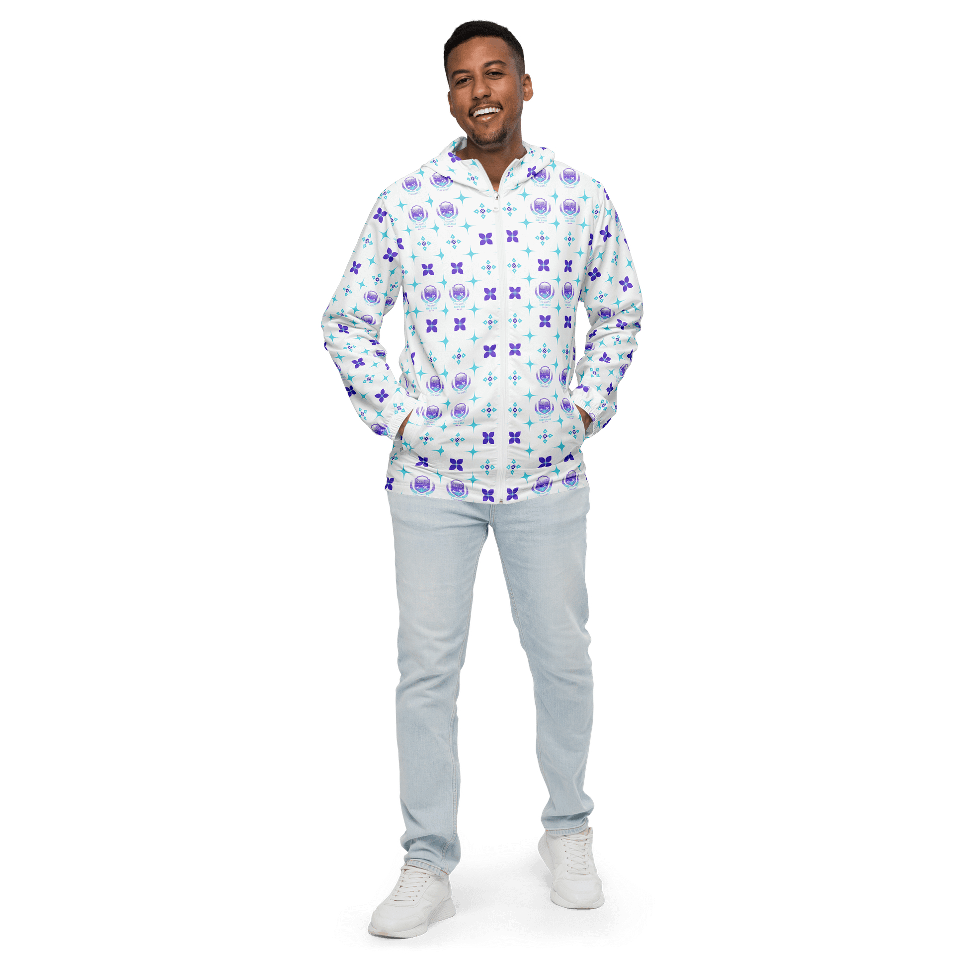 Out and About All-Over Print Unisex Windbreaker product image (1)