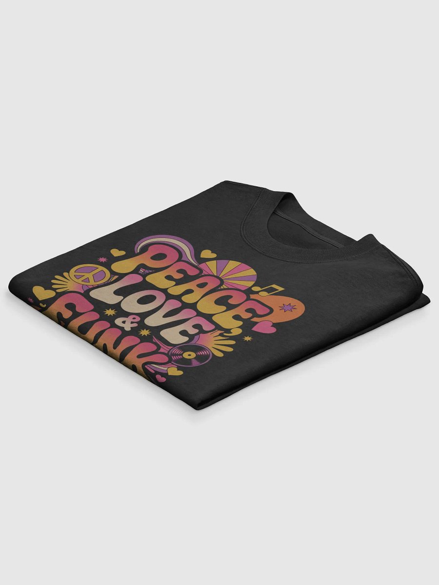 Peace Love & Funk Groovy Retro T-Shirt product image (4)