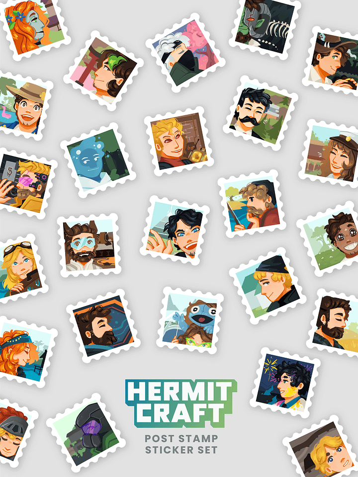 *PREORDER* Post Stamp Sticker Sheet product image (1)