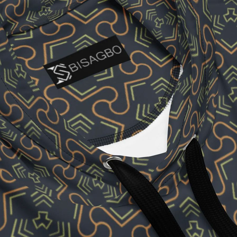 Groovy Grove Geometric Allover Print Hoodie for Men and Women product image (8)