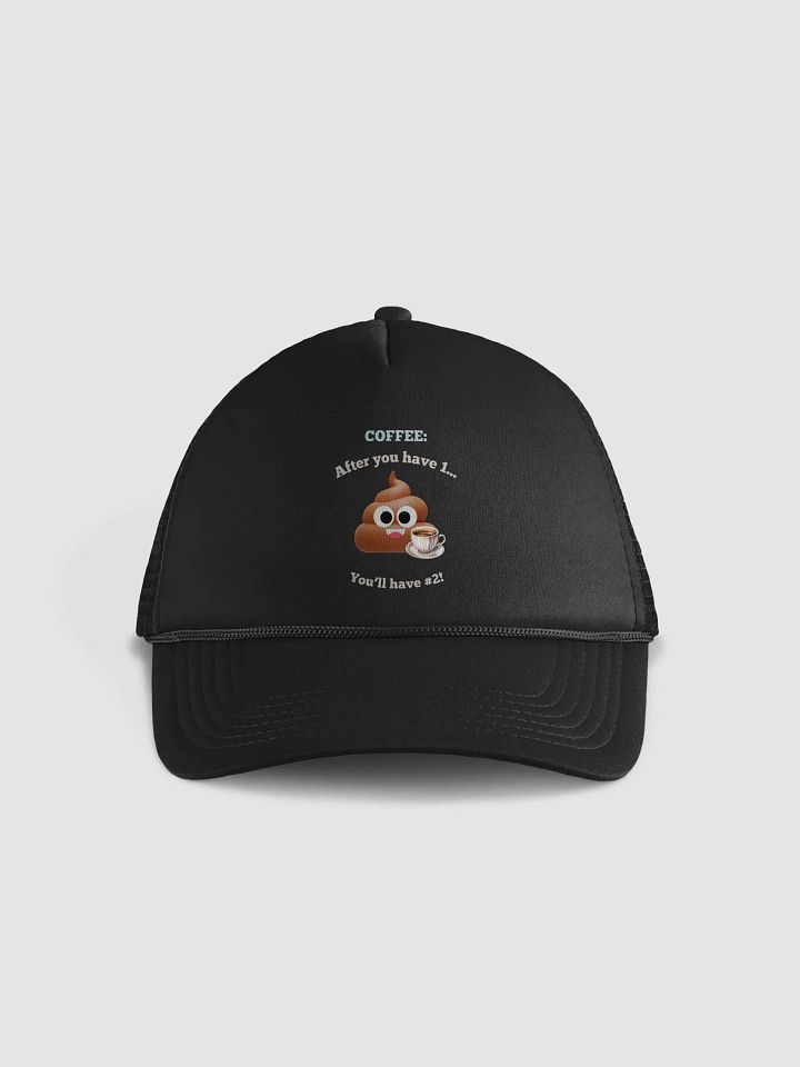Poop Emoji Coffee Lover Trucker Hat product image (1)