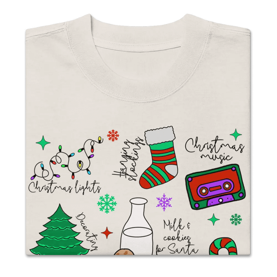 Festive Nostalgia Christmas Tee product image (3)