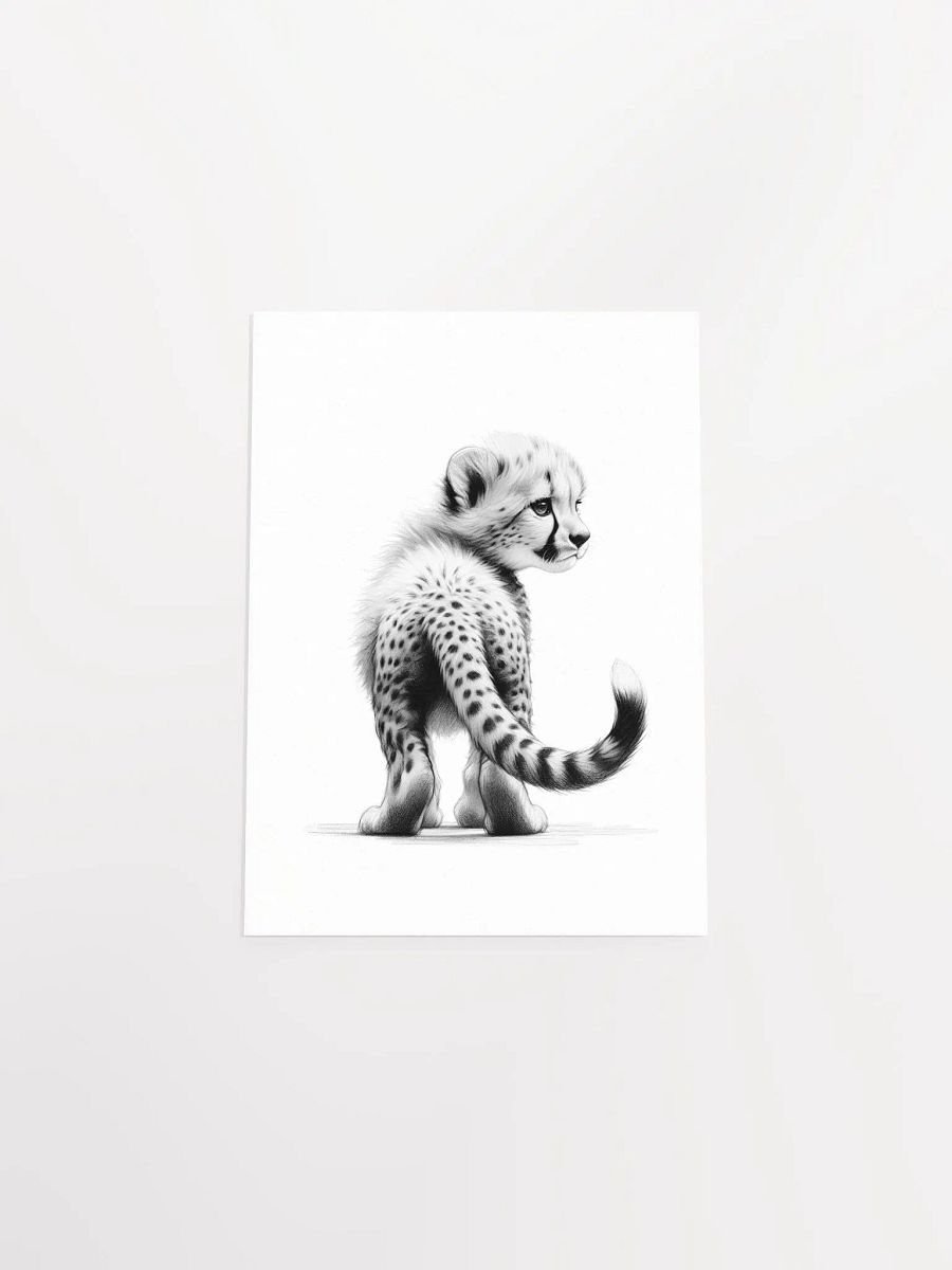 Cheetah Safari Nursery Print product image (5)