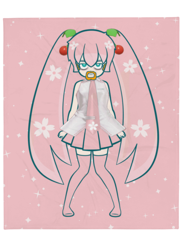 Sakura Hatsune Cuyoya Throw Blanket product image (1)