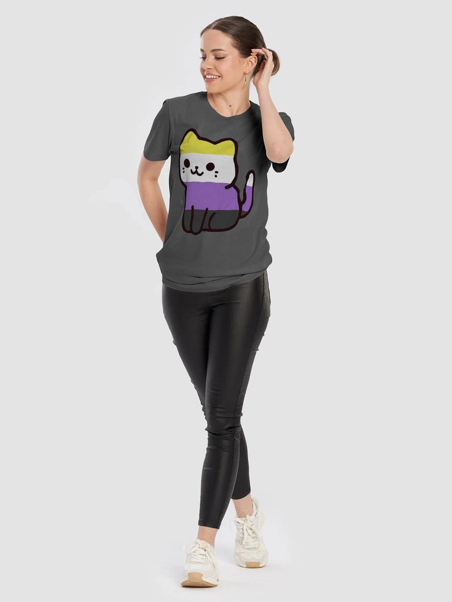 Nonbinary Pride Kitty Woman's Shirt product image (109)