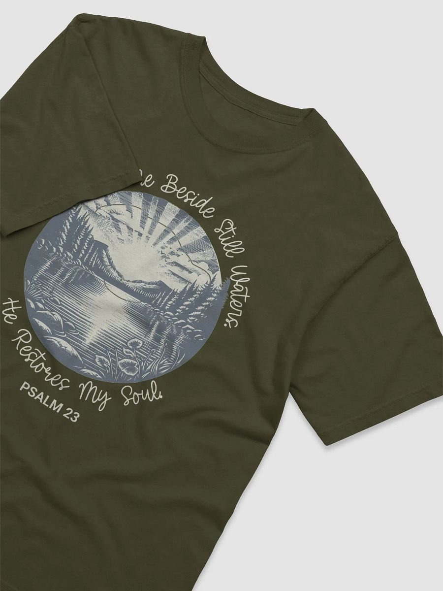 He Leads Me Beside Still Waters Tee product image (4)