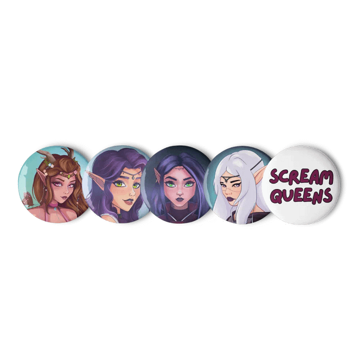 Scream Queens DND Character Pins product image (2)