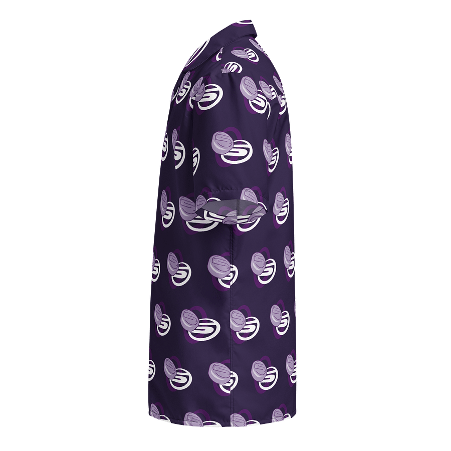 Stimulant Records Hawaiian All Over Print Shirt Purple Logo product image (4)