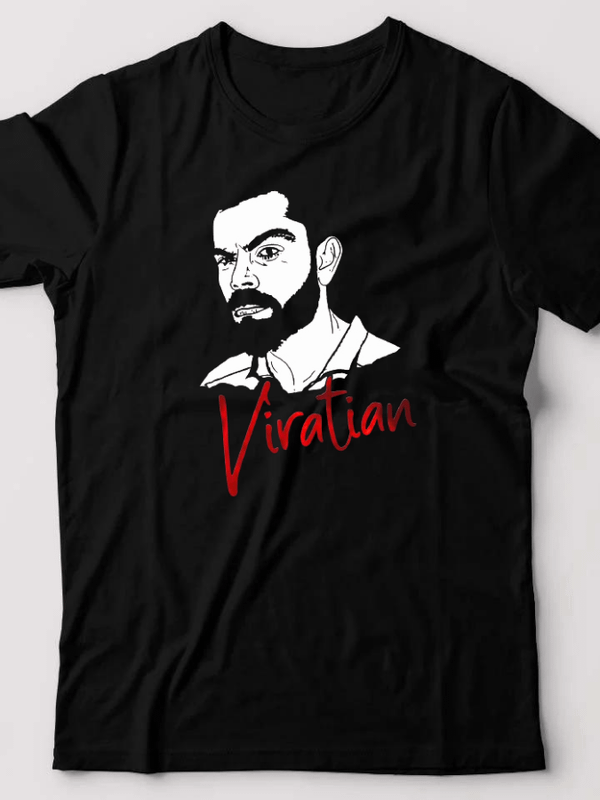 Krishna The Vlogs _ Virat Kohli ki t-shirt SIGNATURE T-SHART product image (1)