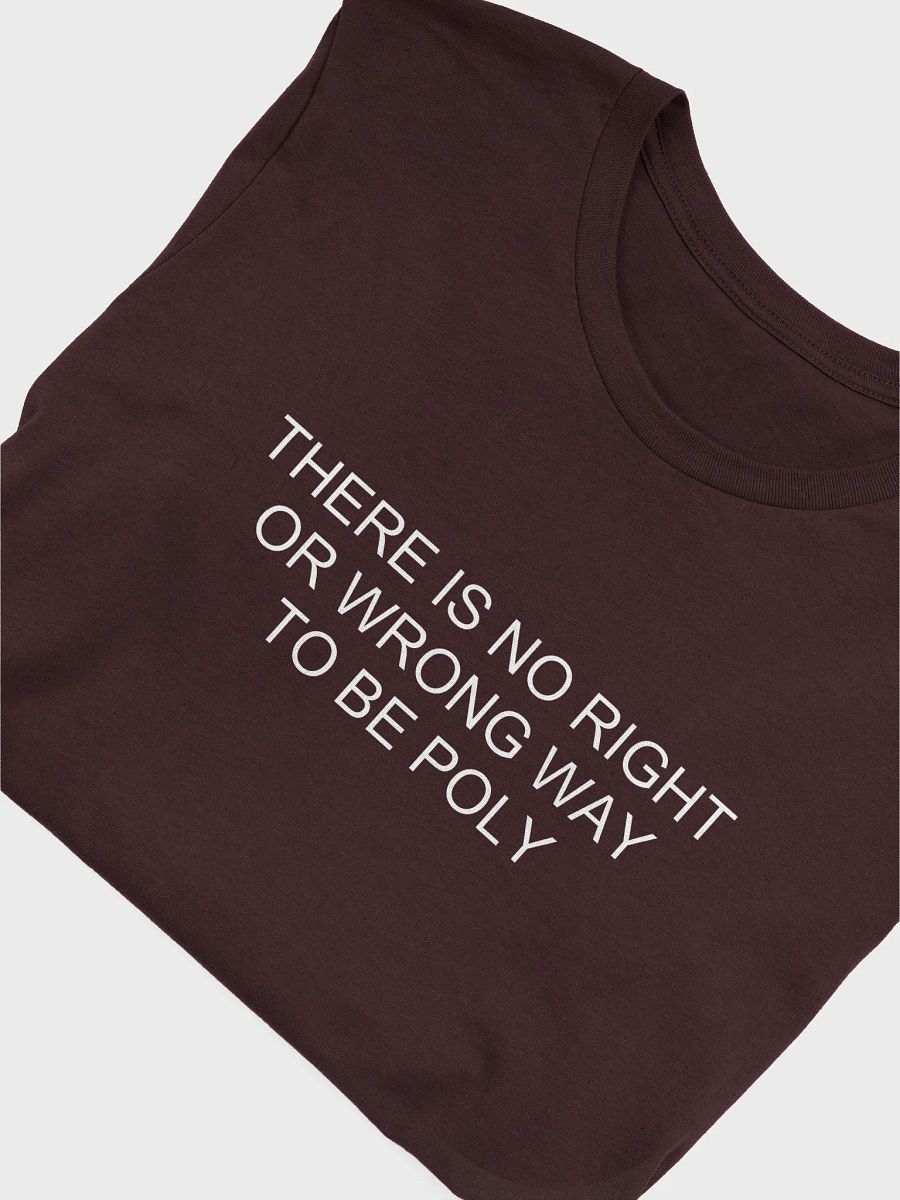 no wrong way to be poly t-shirt product image (5)