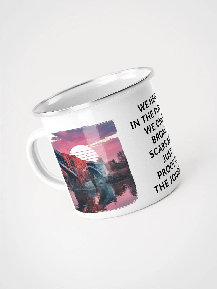 Sunset Bridge Enamel Mug product image (4)
