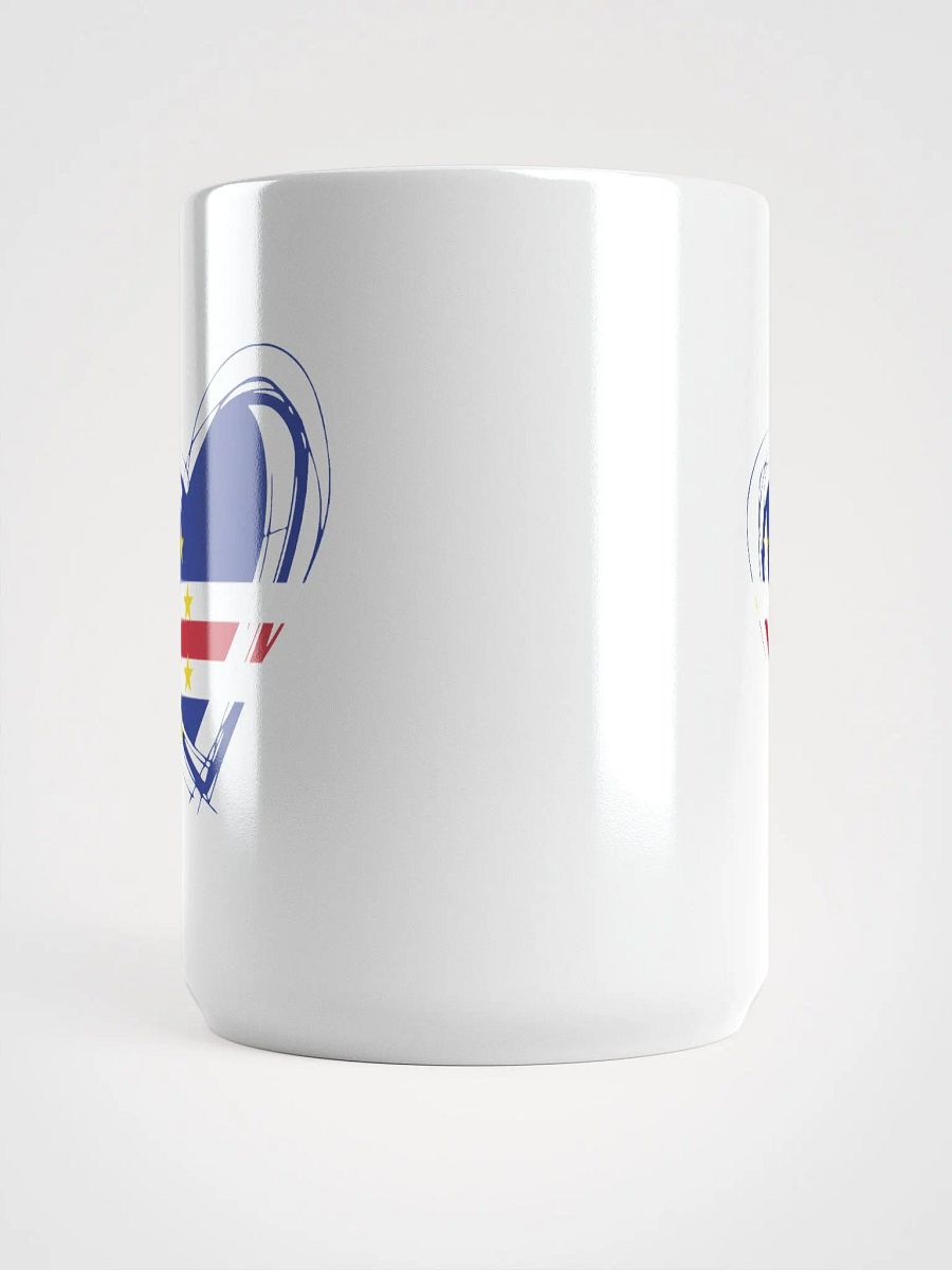 Cape Verde Heart Flag Mug product image (5)