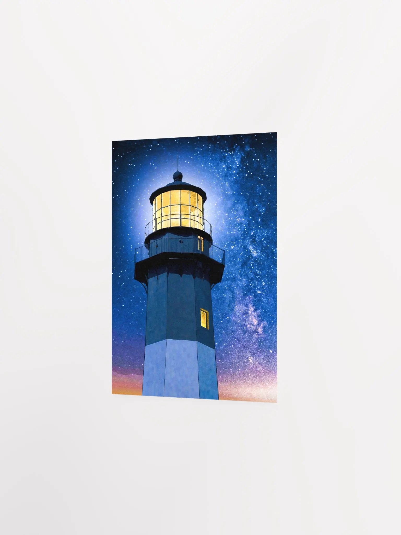 Tybee Island Lighthouse – Starry Night Studio Art Print product image (2)
