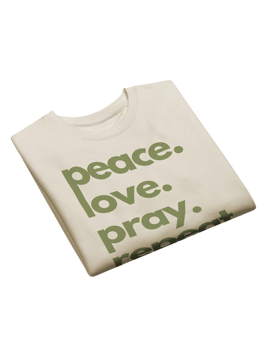 Peace. Love. Pray. Repeat. Sweatshirt product image (7)
