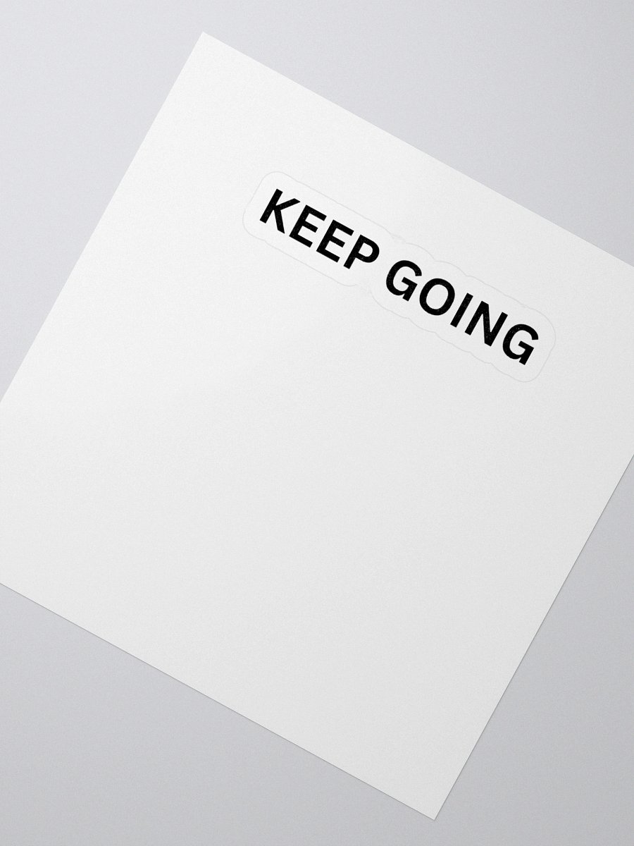 Keep Going Sticker product image (2)