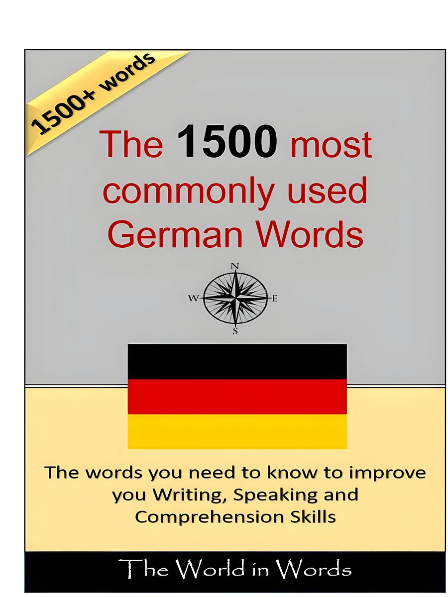 The 1500 Most Common German Words: Master Vocabulary for Real-Life Speaking, Writing & Understanding product image (1)