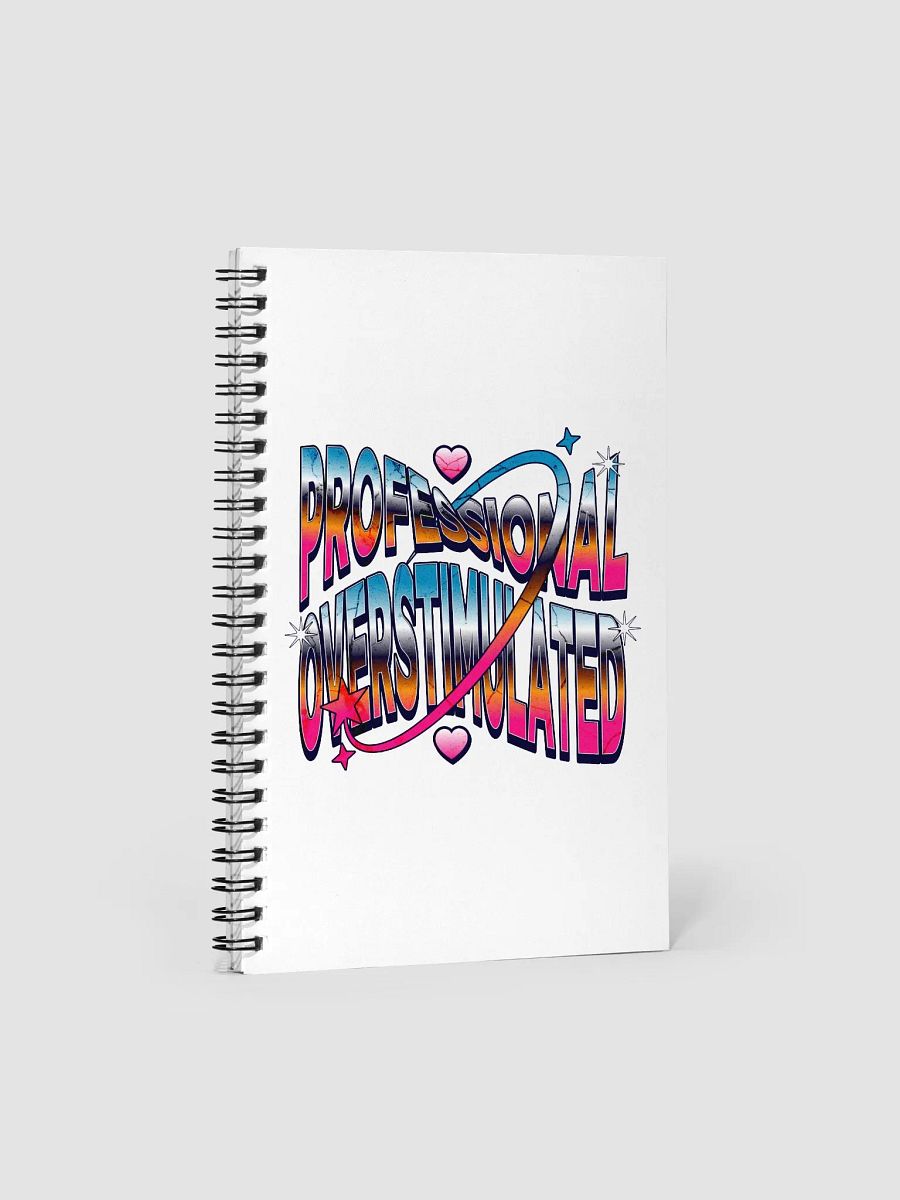 Professional Overstimulated Vibrant Spiral Notebook product image (1)