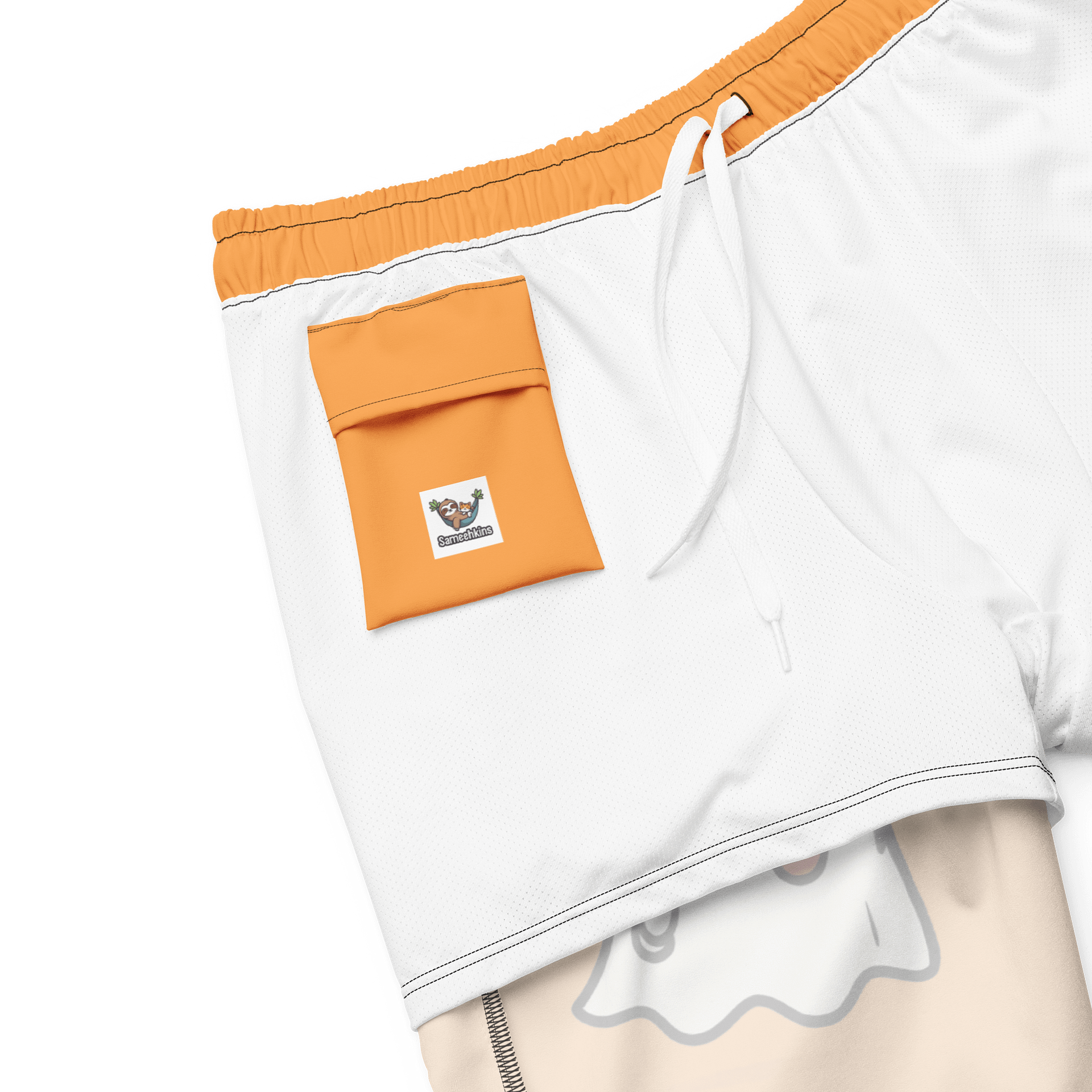 Emo Boo Print Paradise Swim Shorts product image (8)