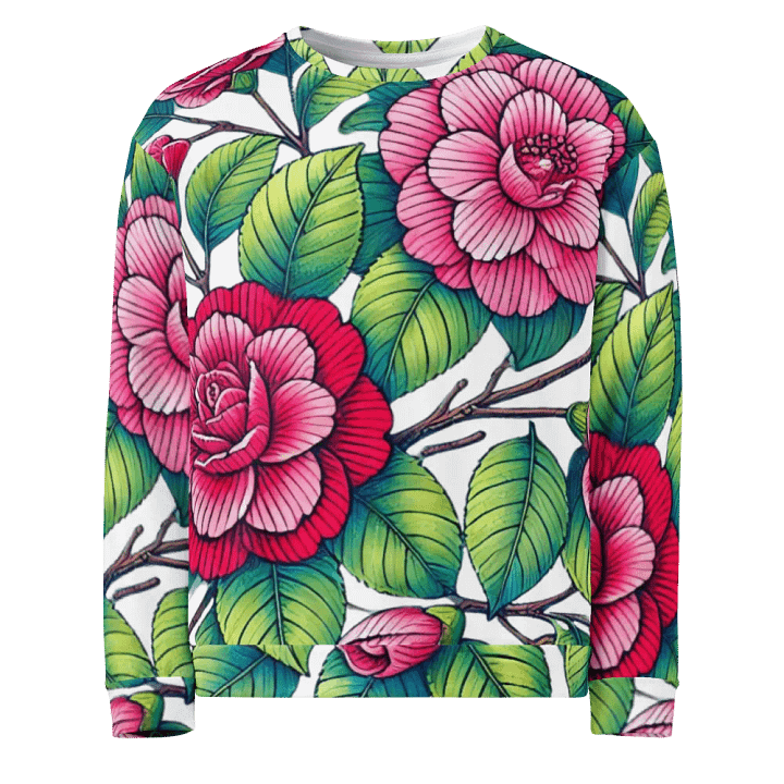 Rose Garden Dreams Unisex Sweatshirt | Ai Design product image (1)