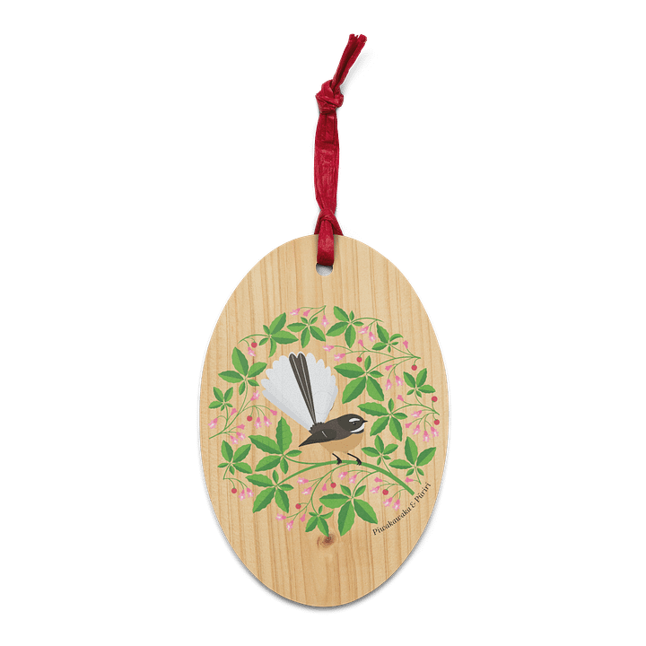 Fantail Wooden Christmas Ornament product image (2)