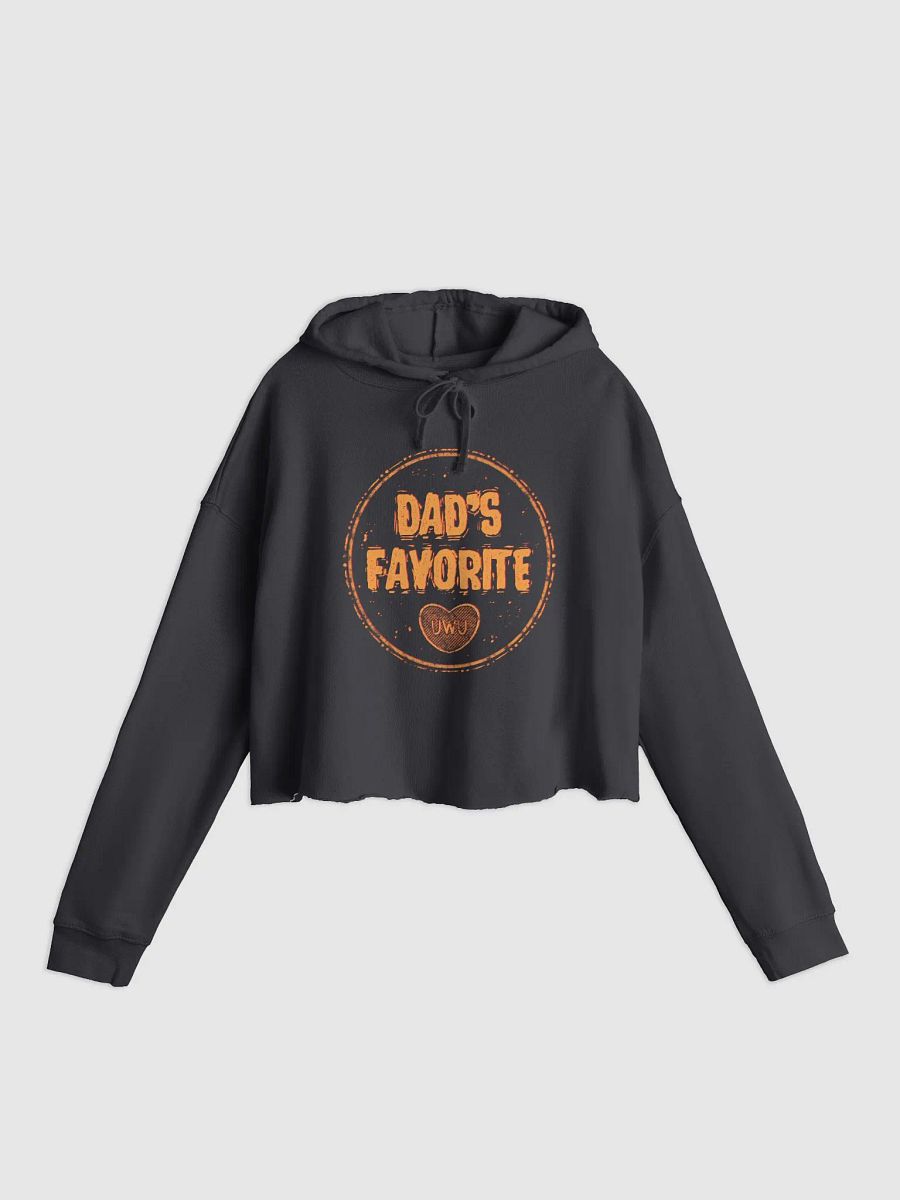 Dad's Favorite(Gold Text) Cropped Hoodie product image (1)