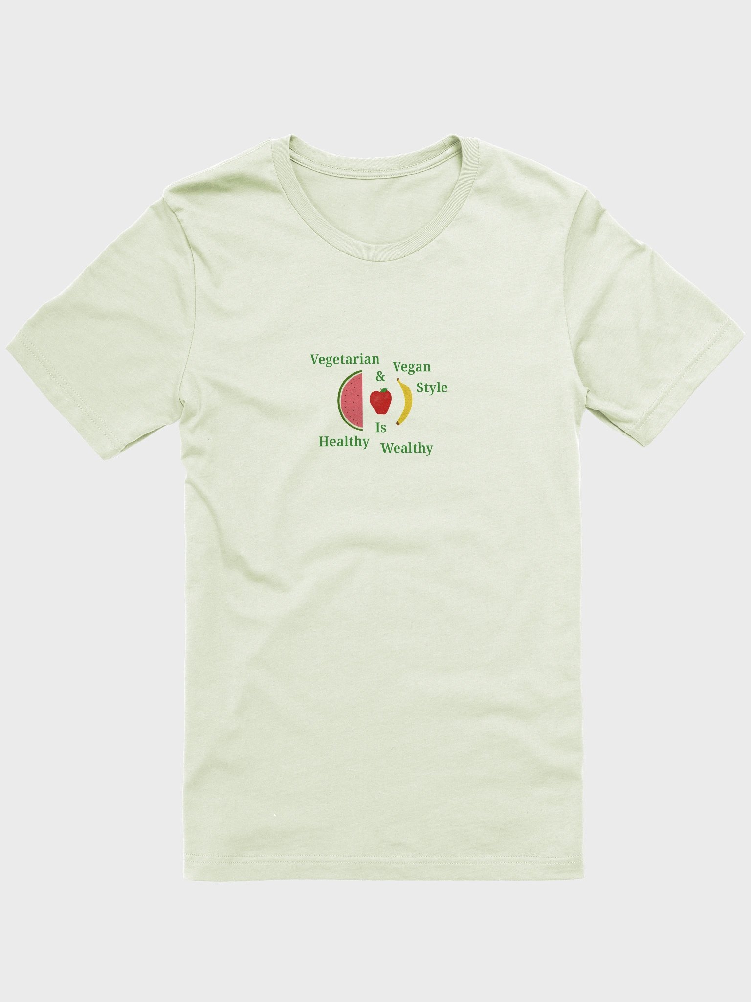 Fruity Vegetarian & Vegan Style T-Shirt product image (1)