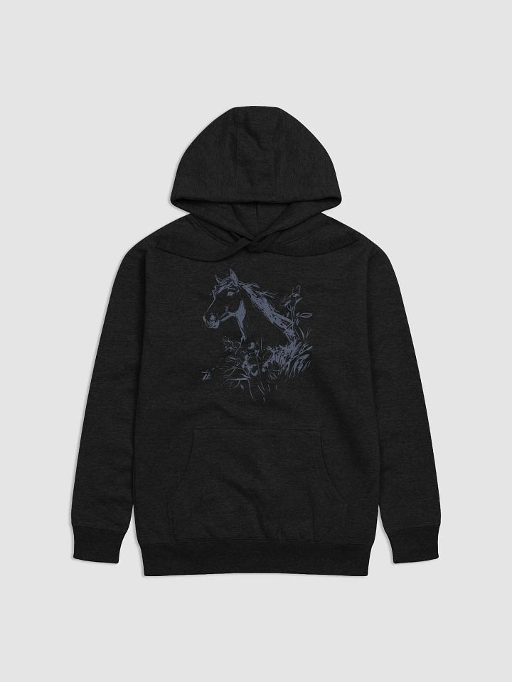 Monochrome Equine Elegance Hoodie product image (1)