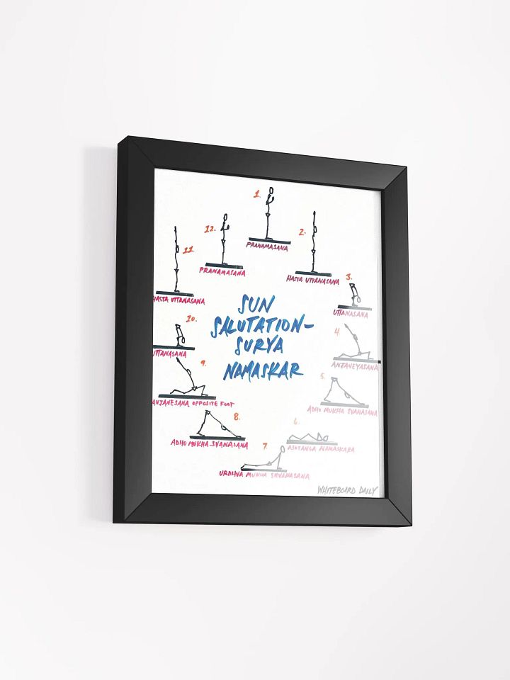 Framed Sun Salutation Poster product image (2)