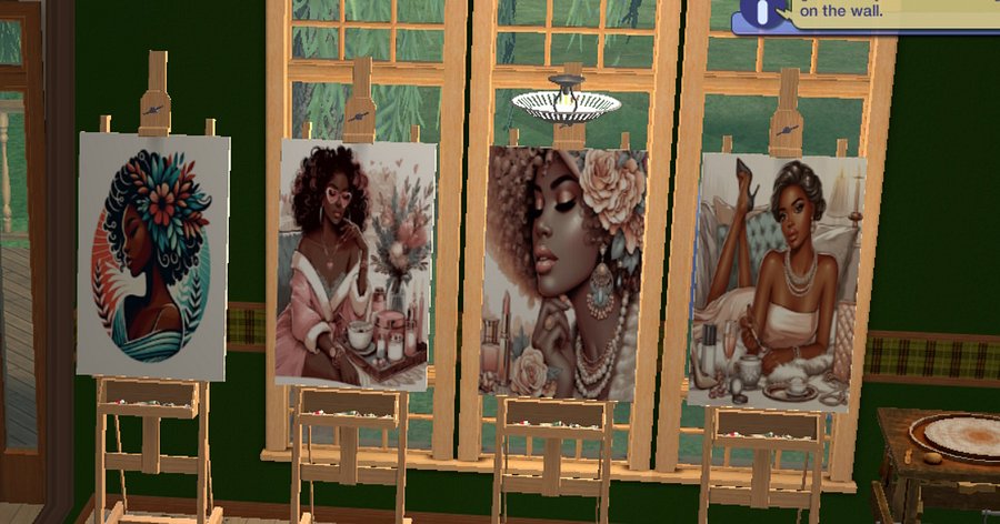 Sims 2 Custom Painting Collection 1 | African American | Makeup Art product image (5)