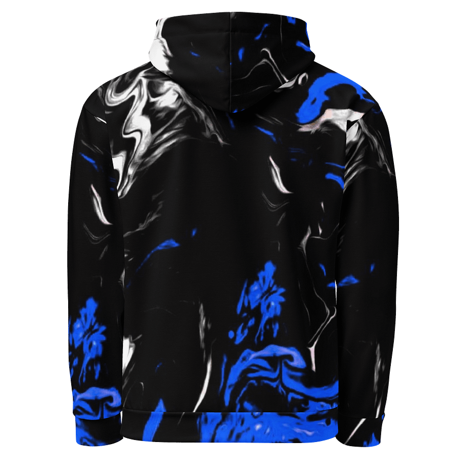 Marbled Monochrome Unisex Hoodie product image (4)