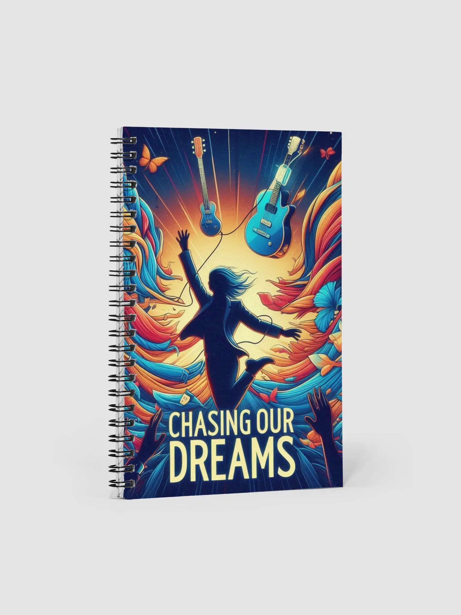 Chasing Our Dreams Band Spiral Notebook product image (1)