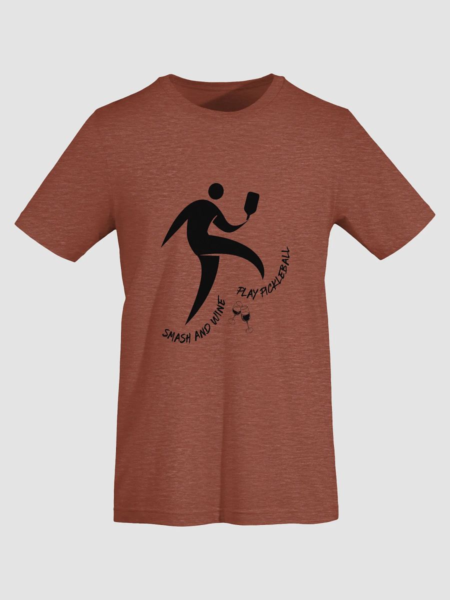 Smash and Wine Pickleball Ultrasoft T-Shirt product image (45)