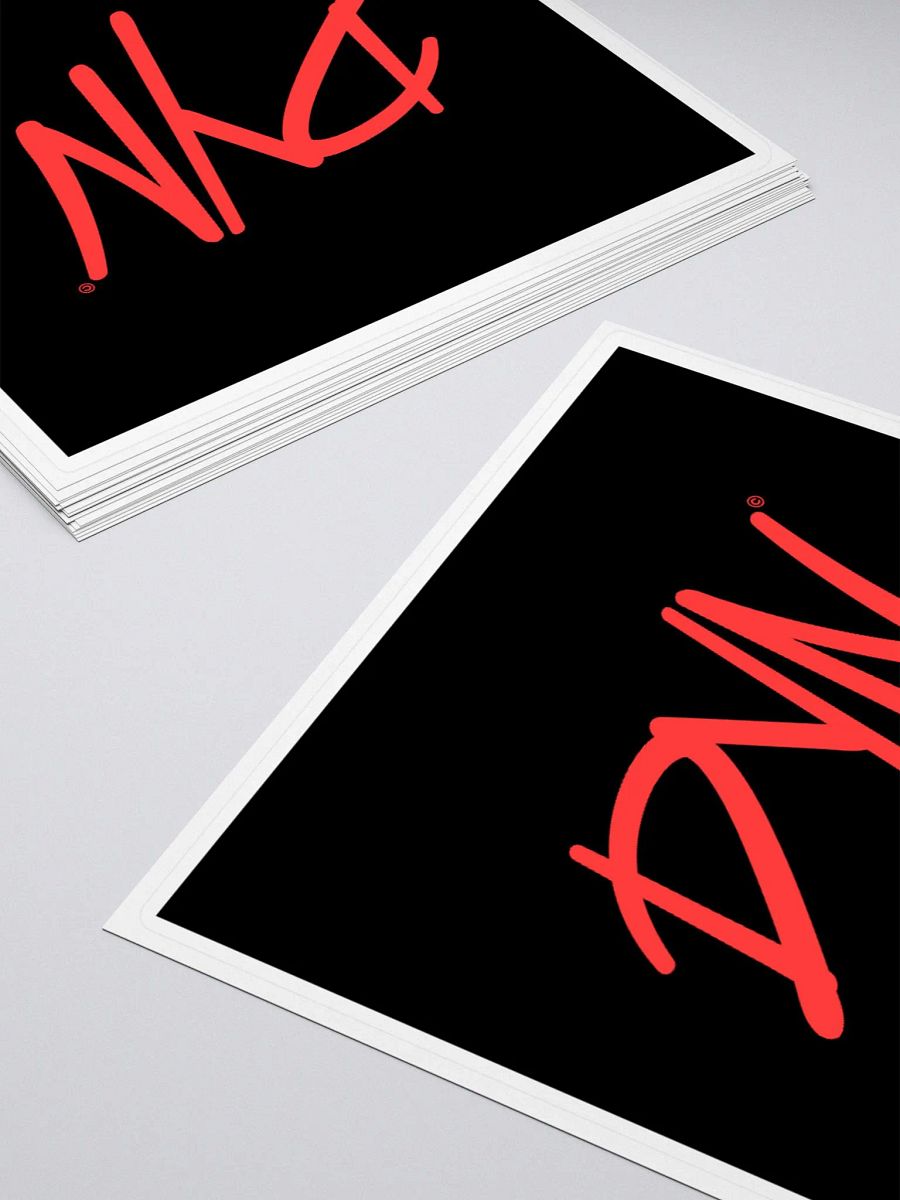 Dyn Logo Sticker (Red) product image (4)