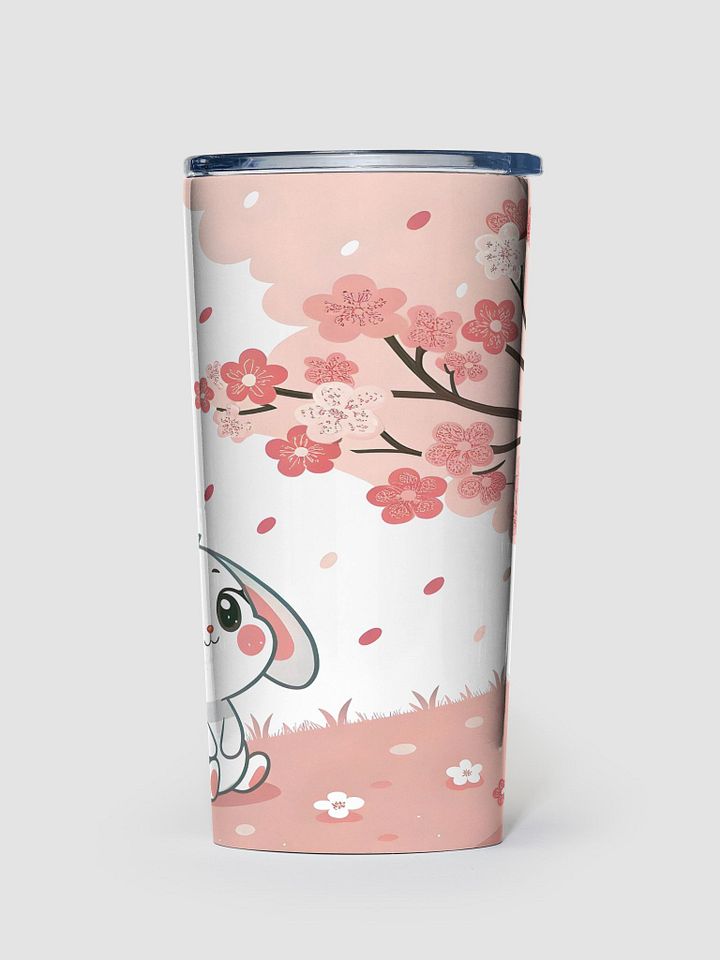 Kawaii Cherry Blossom 20 Oz Tumbler – Serene 20oz Tumbler with Pink Blossoms and Falling Petals product image (1)