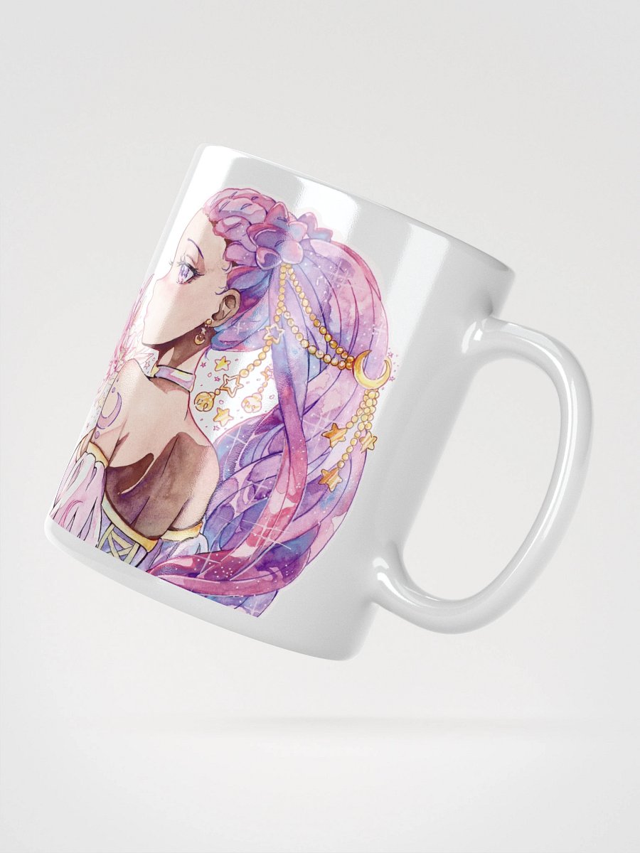 Moonflower White Glossy Mug product image (6)