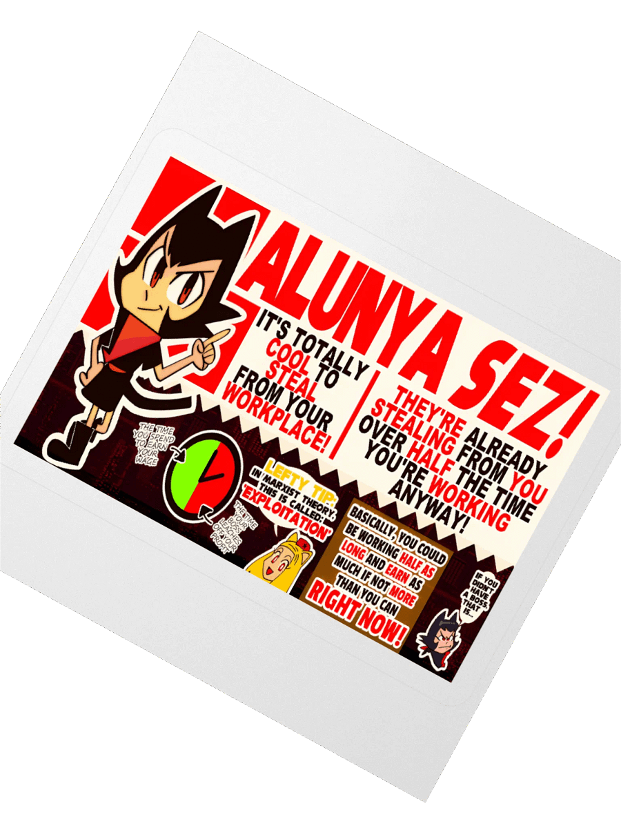 Alunya and Rodina - “Alunya Sez!” Sticker product image (5)