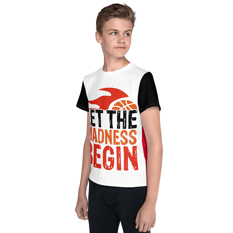 Let the Madness Begin – Youth Basketball T-Shirt product image (3)