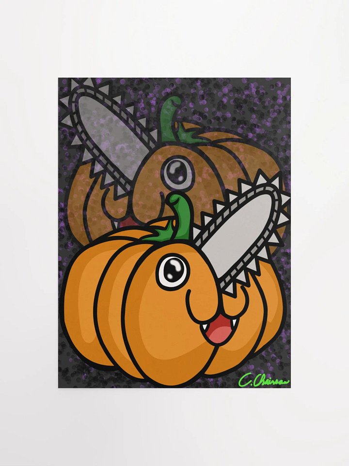 Pumpkinsaw Poster (purple/black) product image (1)