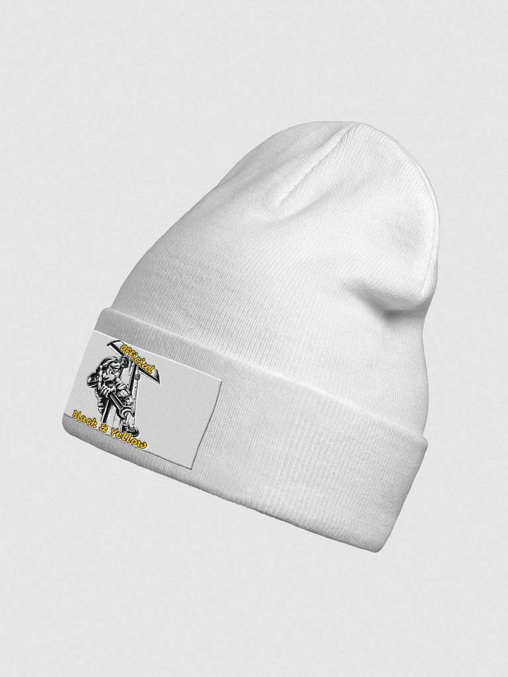 Official Black & Yellow Worker Knit Beanie product image (2)