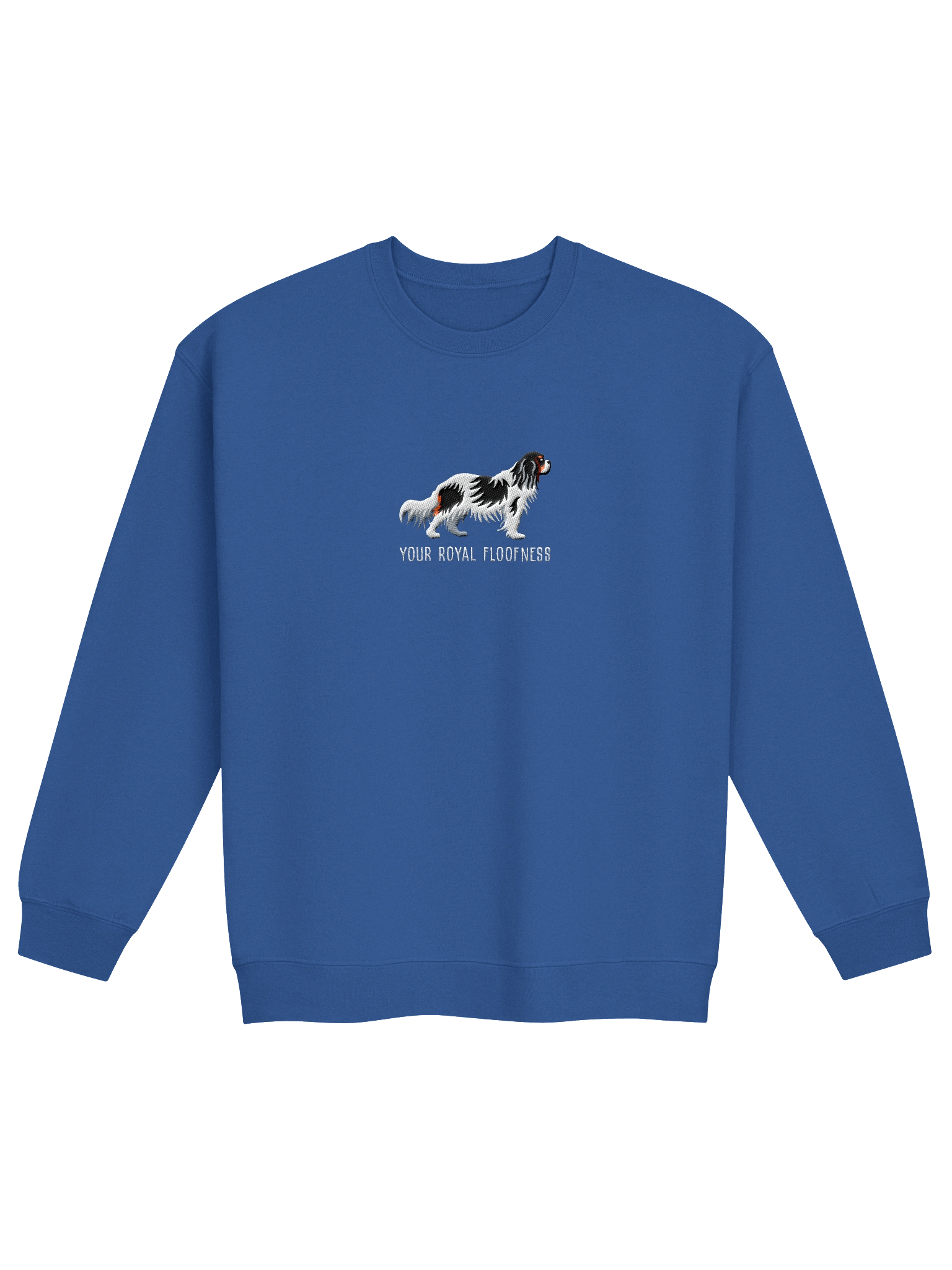 Your Royal Floofness Sweatshirt (Embroidered) of a Cavalier King Charles Spaniel(Tricolor) product image (9)