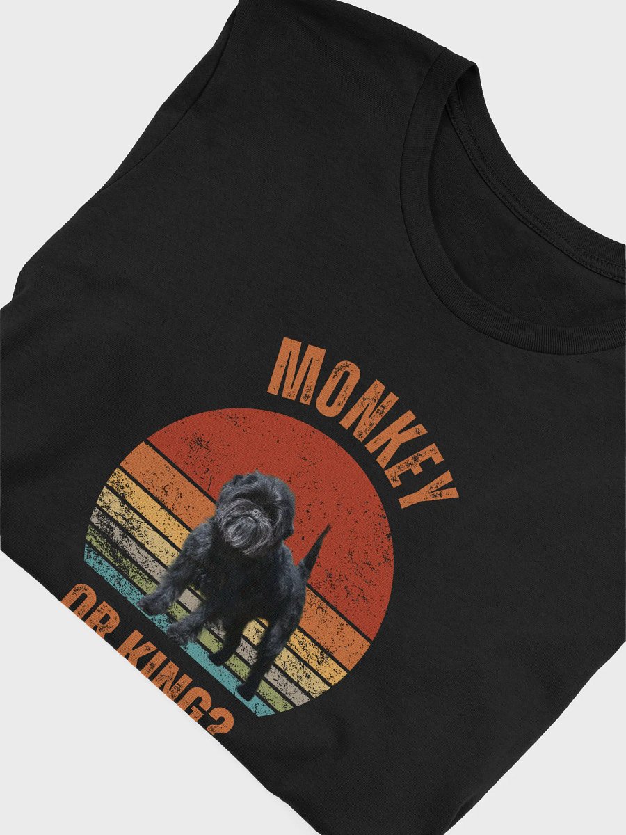 Monkey or King? Retro-Style Affenpinscher T-Shirt product image (3)