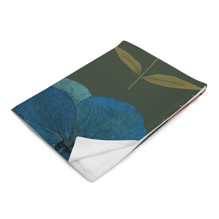 Floral Throw Blanket_Green product image (14)