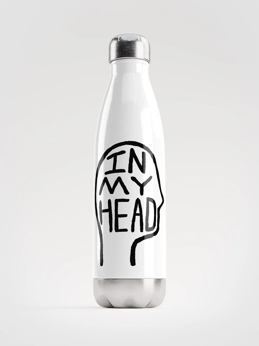 In My Head stainless steel water bottle product image (2)