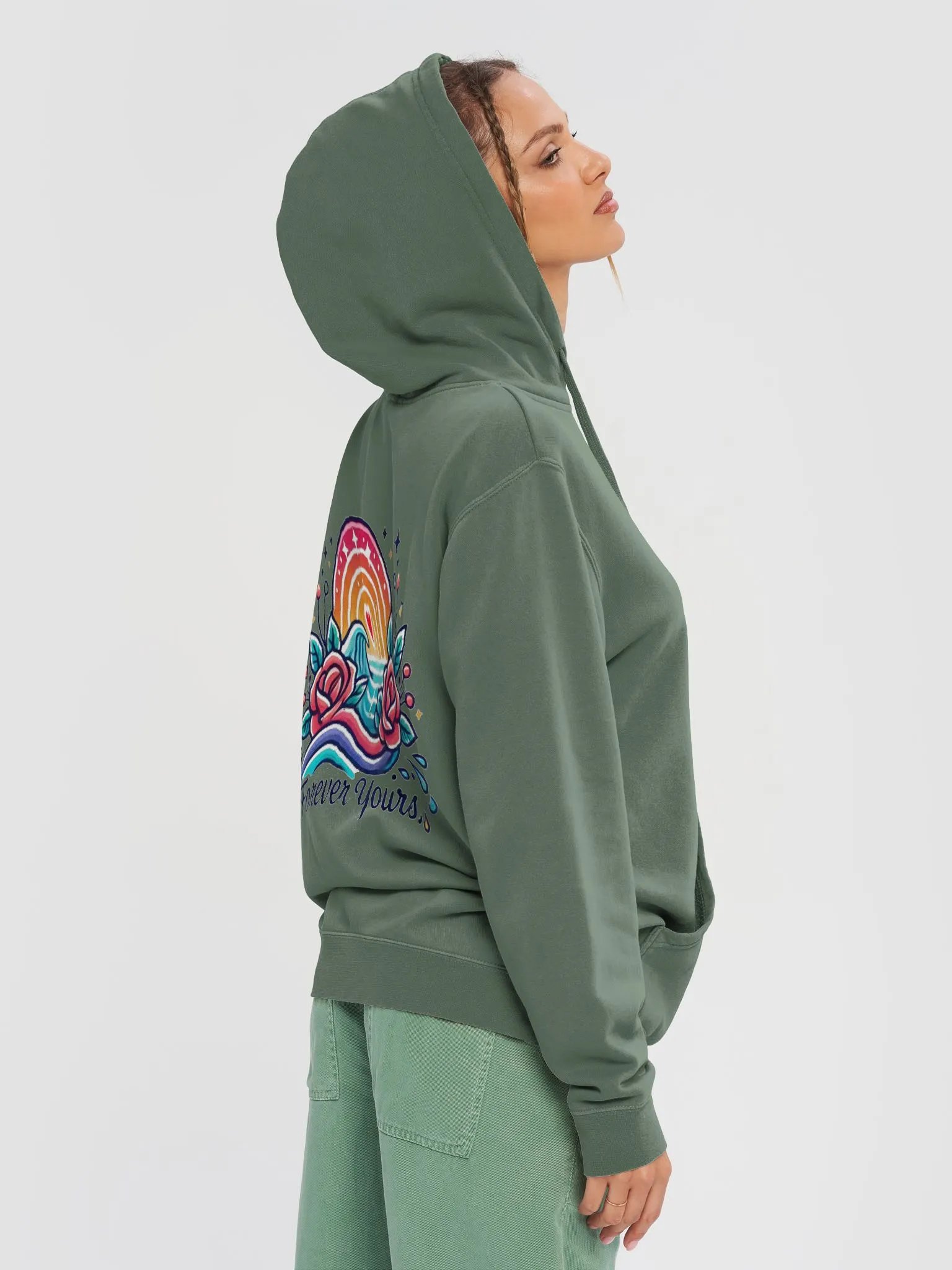 Forever Yours Vintage Rose Hoodie product image (51)