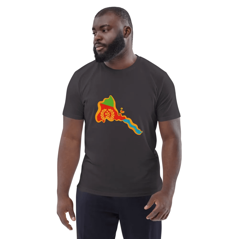 Eritrean Flag Emblem Organic T-Shirt product image (137)