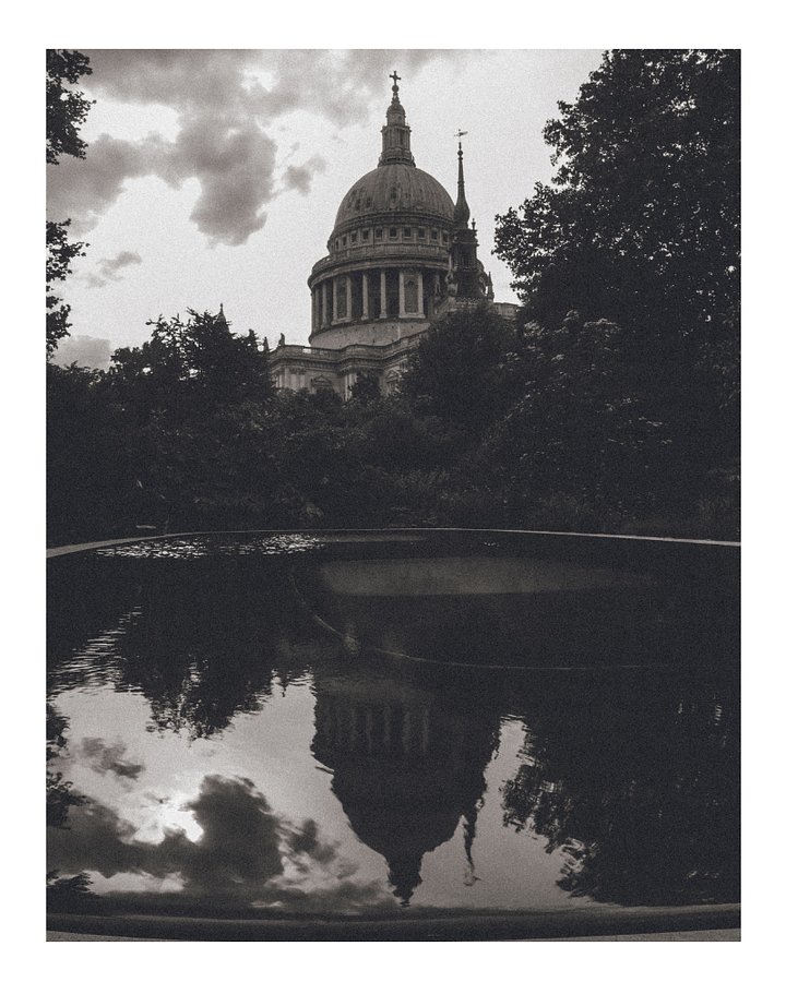 Reflections of St. Paul - Black & White / Digital product image (1)