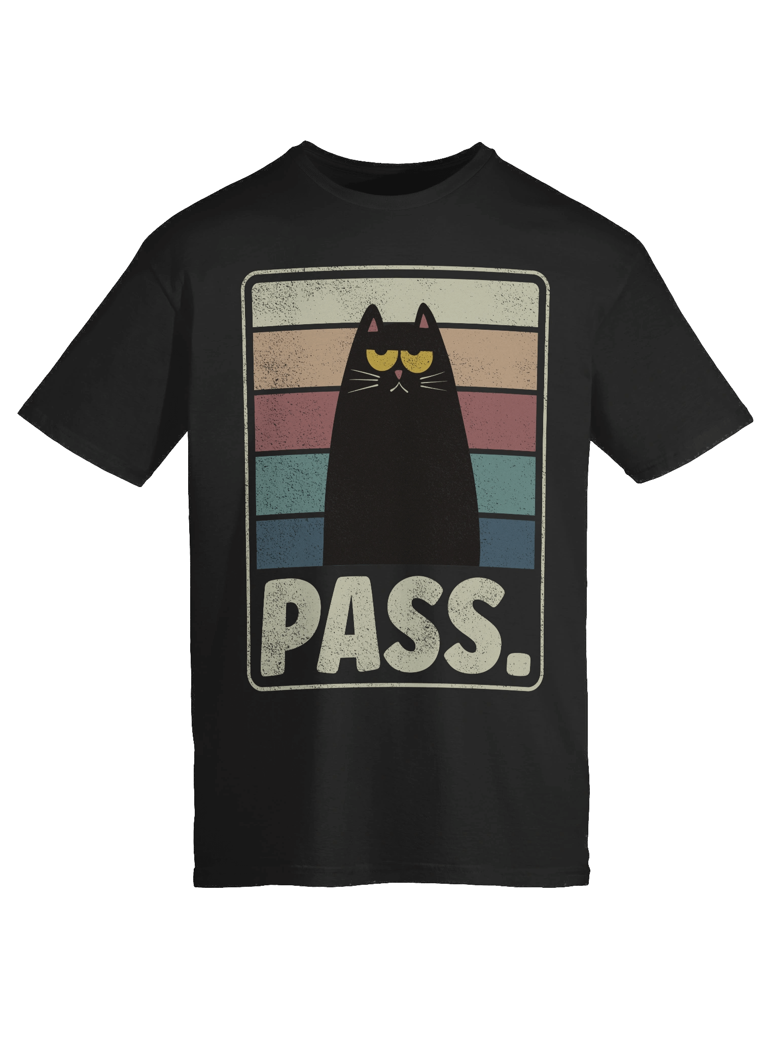 Pass. Retro Cat T-Shirt product image (50)
