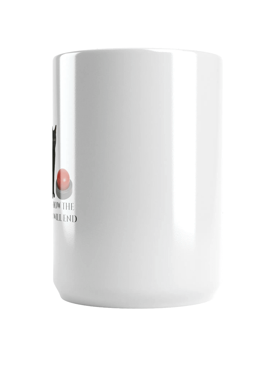 Apocalyptic Cat Button Mug product image (5)