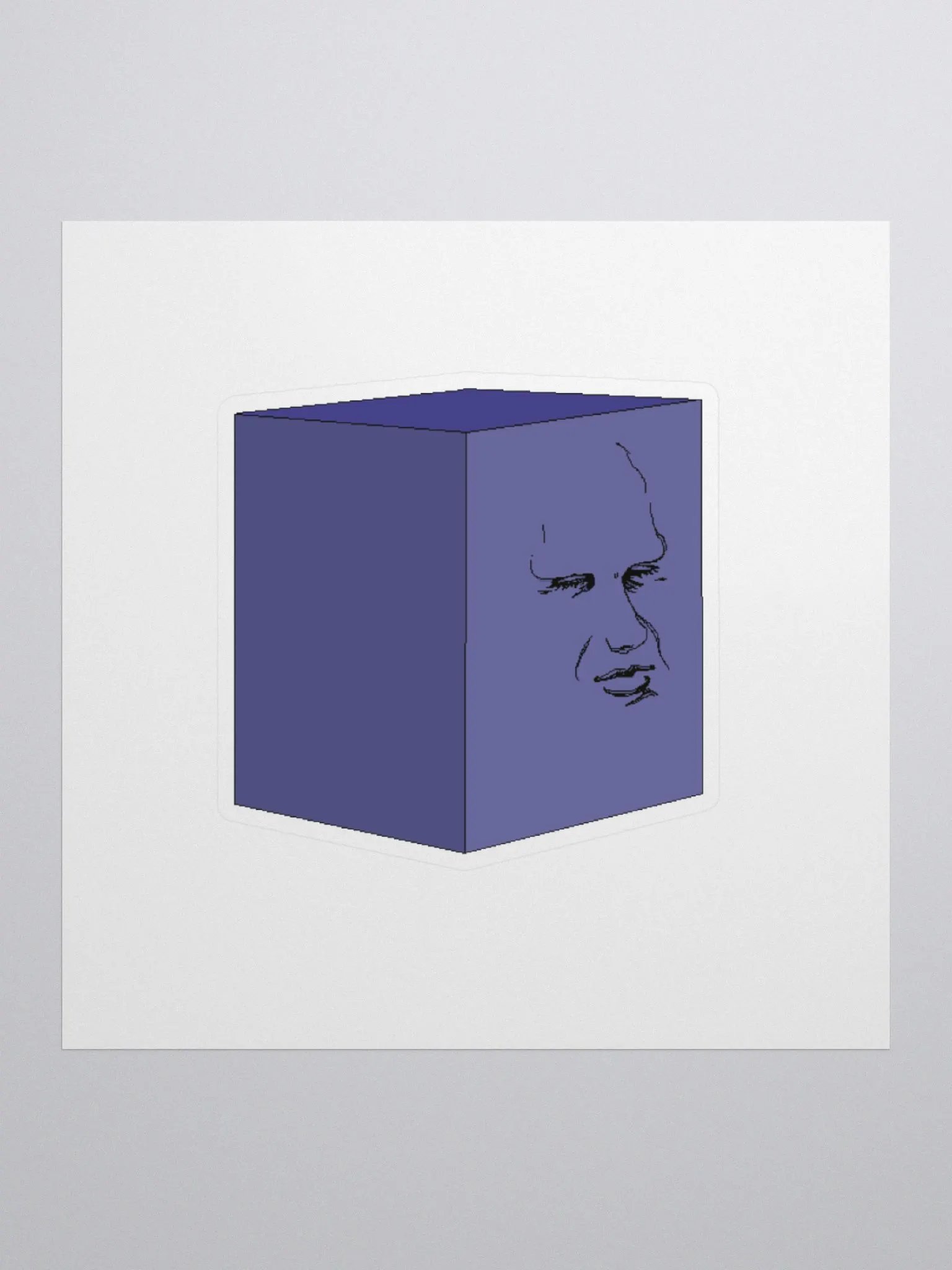 Restful Cube Sticker 2 product image (1)