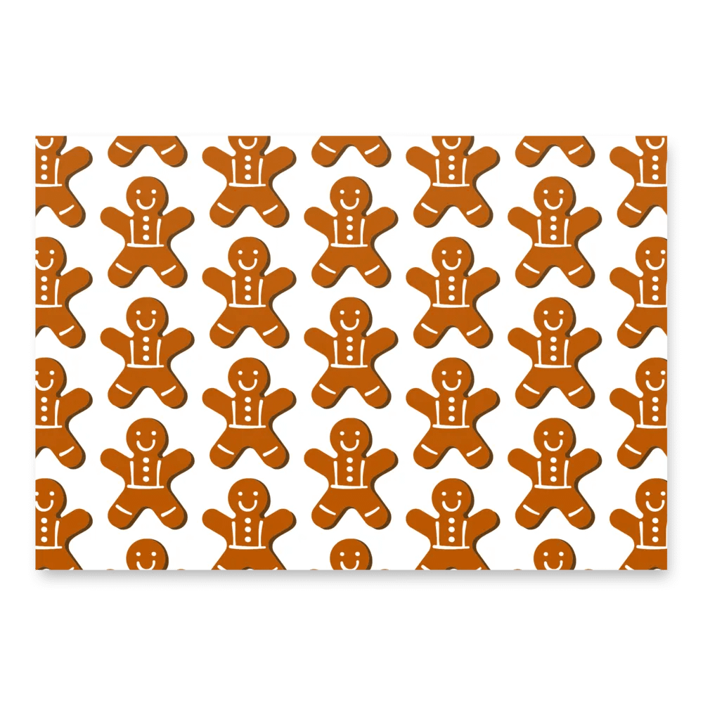 Gingerbread Cookie Wrapping Paper product image (2)